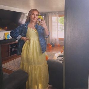 YELLOW MAXI SUNDRESS